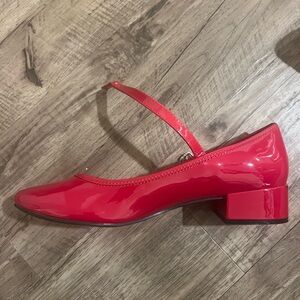 Madden Girl Red Patent Block Heel